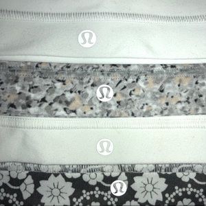 LULULEMON fly away tamer headbands! Bundle of 4!